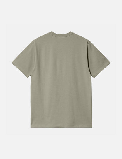Pocket-T-Shirt (Regular) – Yucca-Grün