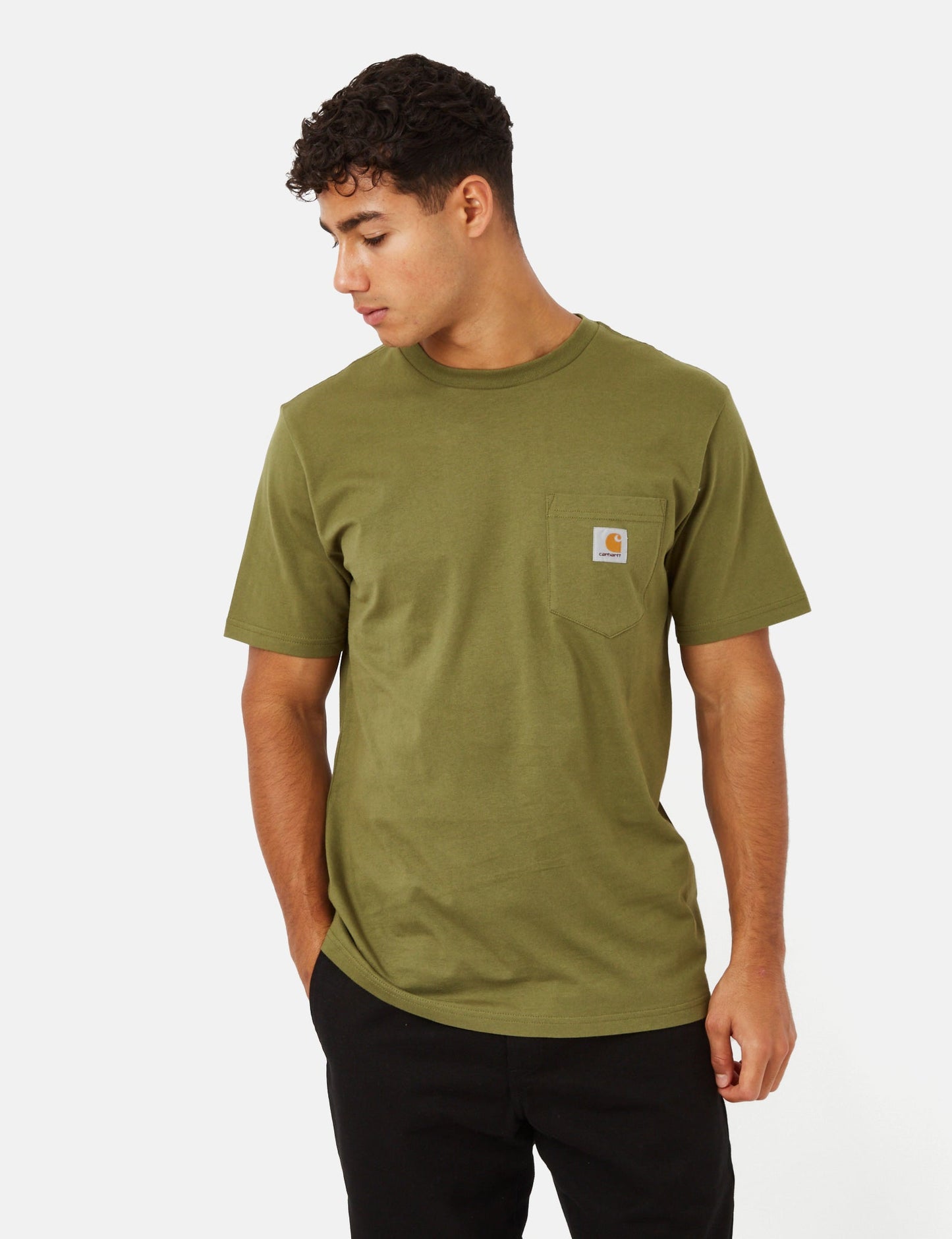 Taschen-T-Shirt (Regular) – Kiwigrün