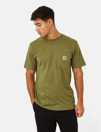Taschen-T-Shirt (Regular) – Kiwigrün