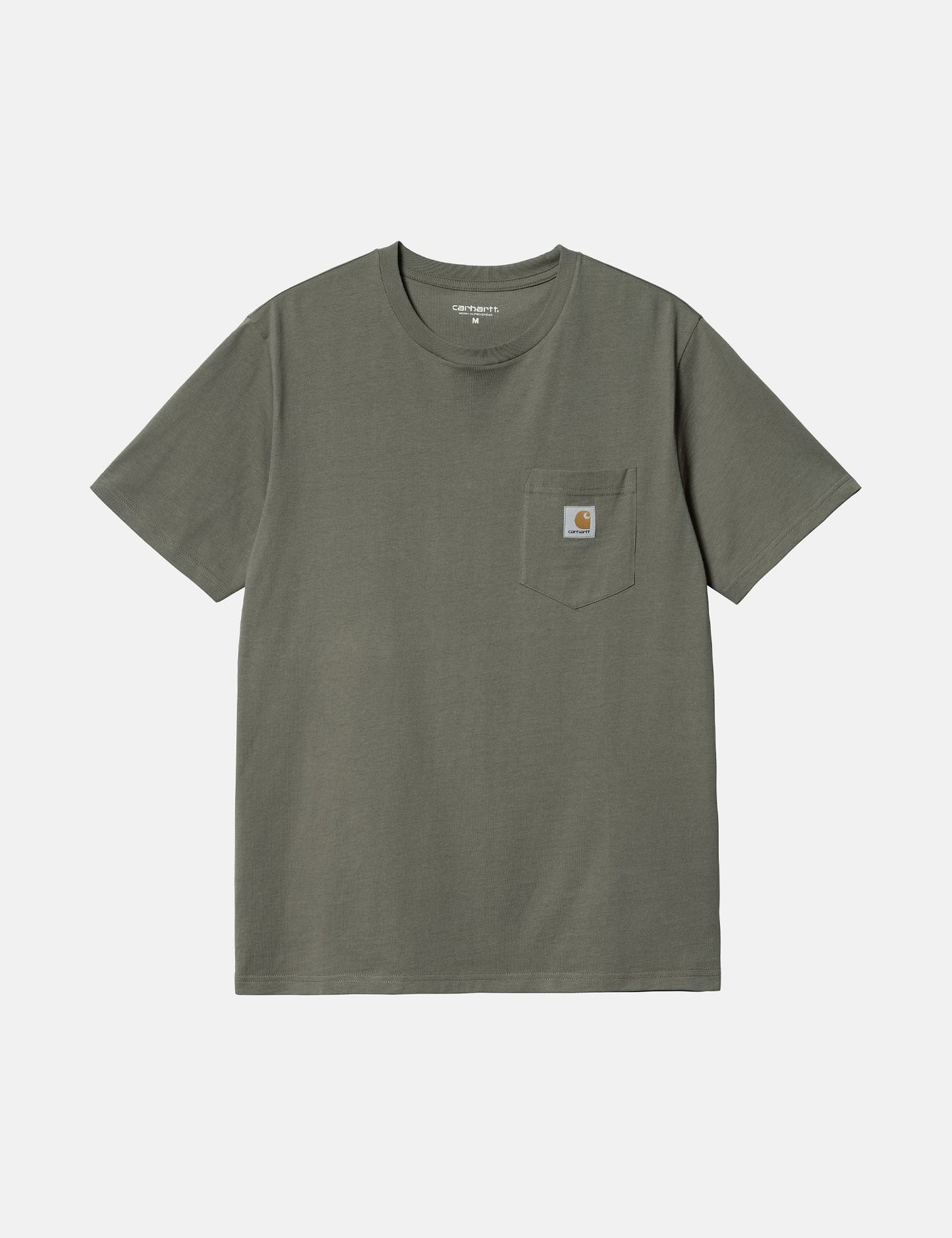 Pocket T-Shirt (Regular) – Rauchgrün