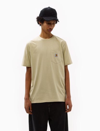 Taschen-T-Shirt (Regular) - Beryll
