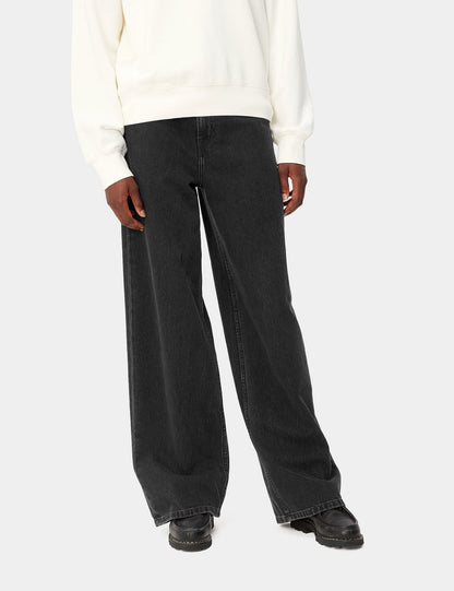 Damen Jane Hose (Loose) – Stone Washed Schwarz