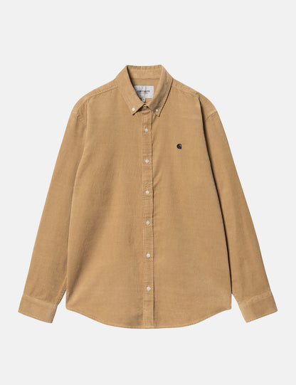 Madison Feincordhemd (Regular) – Sable Khaki