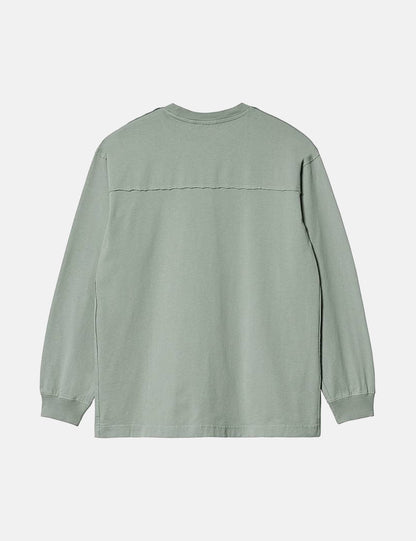 Marfa Langarm-T-Shirt – Misty Sage Green