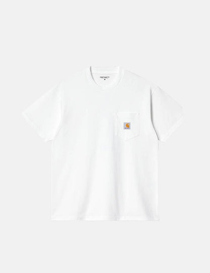 Local Pocket T-Shirt – Weiß/Schwarz
