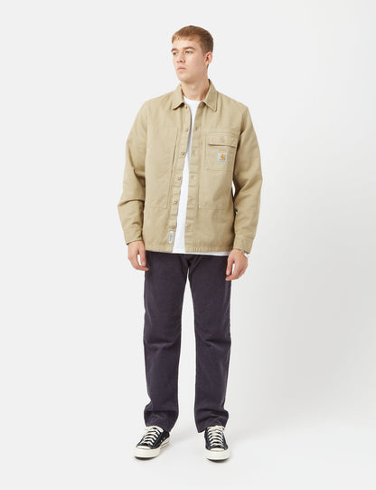 Charter Langarmhemd – Ammonite Brown