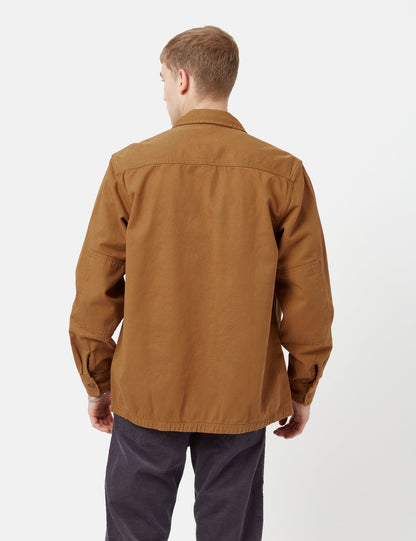 Charter Langarmhemd – Jasper Camel
