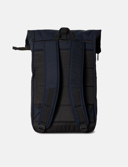 Leon Rolltop Rucksack – Dunkelmarineblau