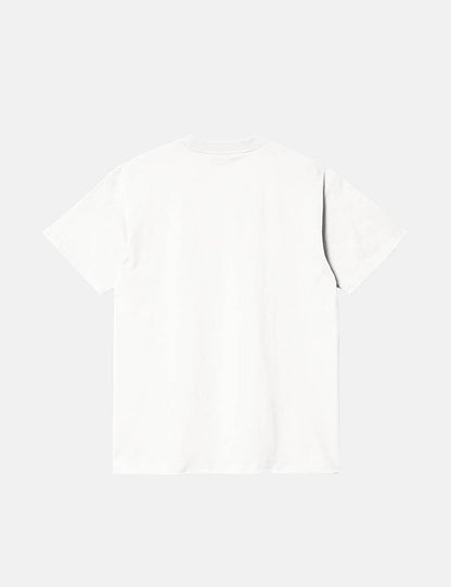 Lucky Painter T-Shirt – Weiß/Bonsaigrün