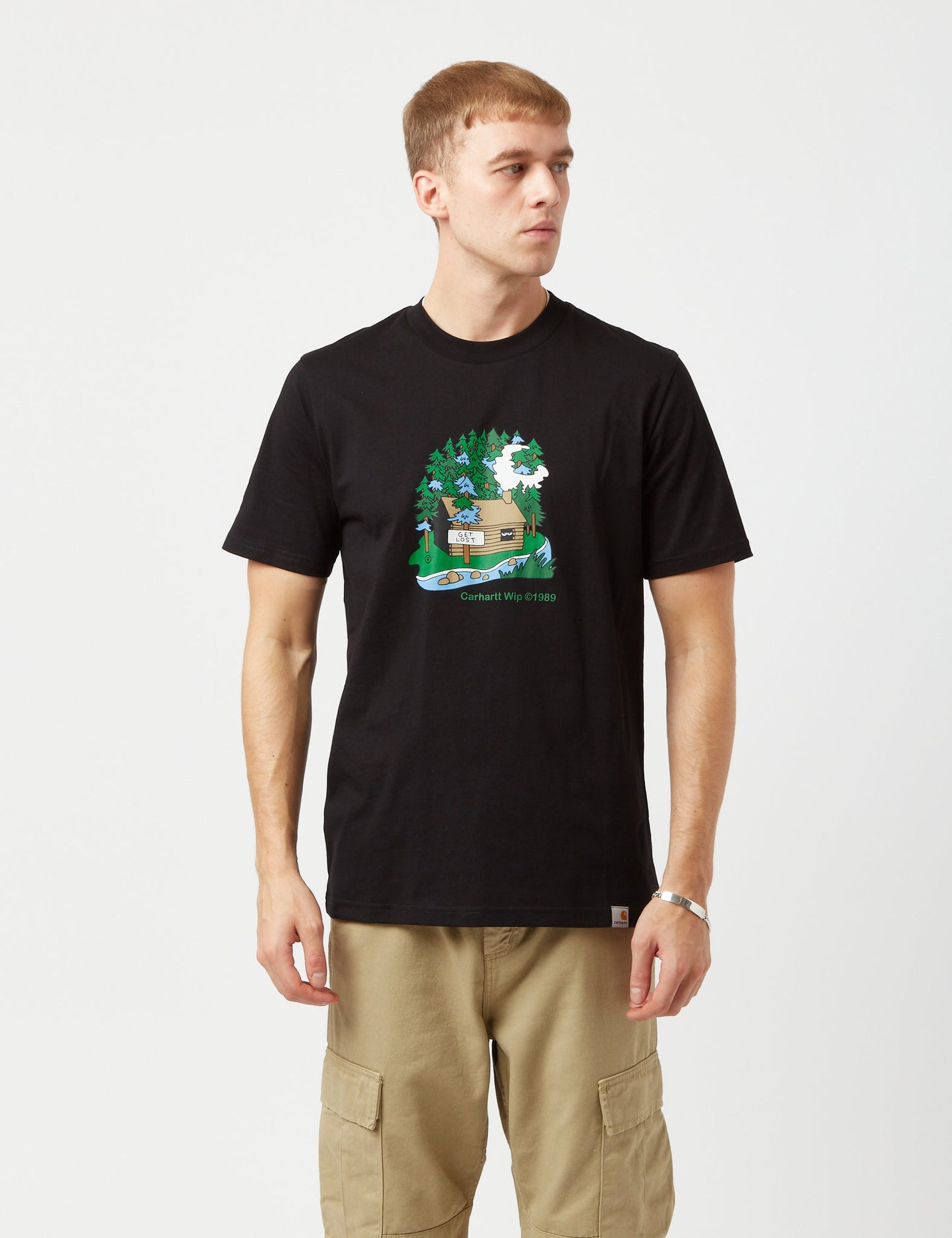 Kabinen-T-Shirt – Schwarz