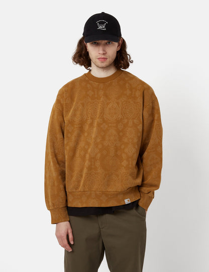 Sweatshirt mit Vers-Print – Hamilton Brown