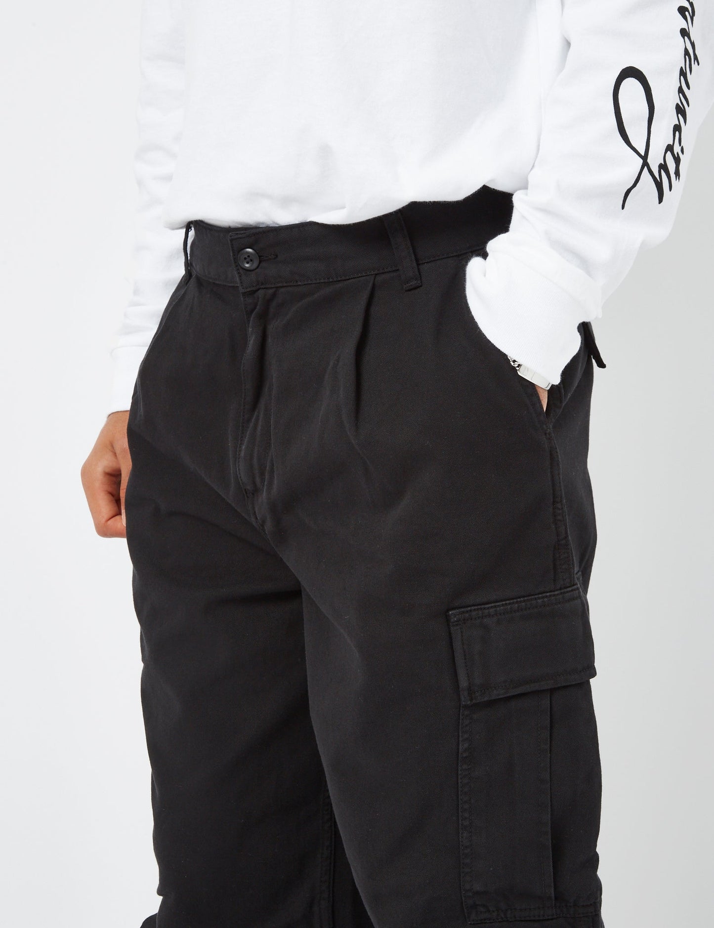 Cole Cargo Hose - Schwarz Vorgewaschen
