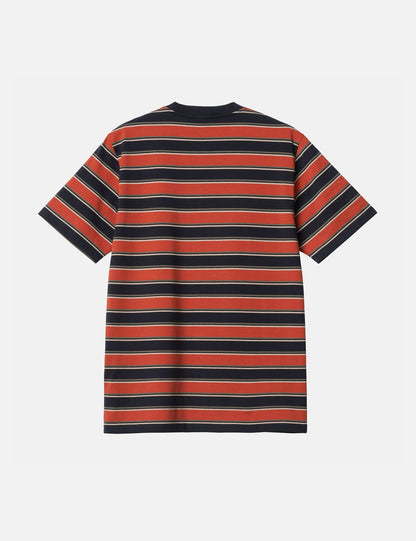 Leone T-Shirt (Leone Stripe) – Phoenix Red