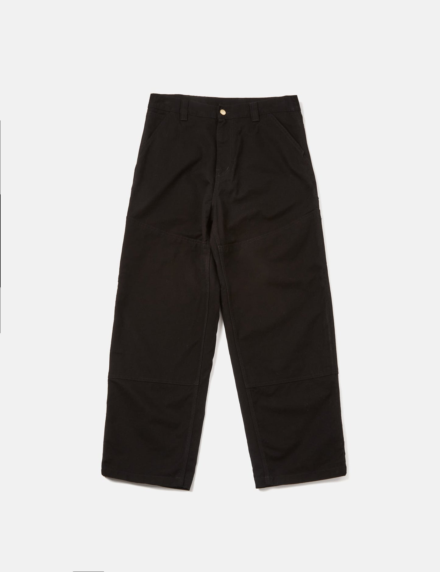 Weite Hose (lockere Passform) – Schwarz