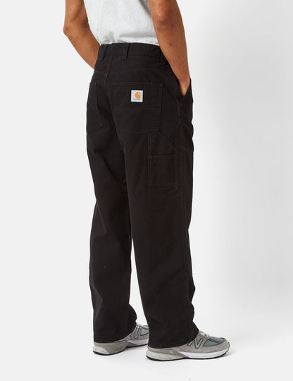 Weite Hose (lockere Passform) – Schwarz