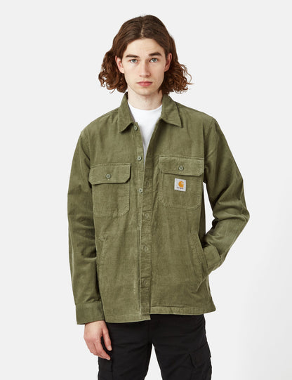 Dixon Hemdjacke (Cord) – Dollargrün