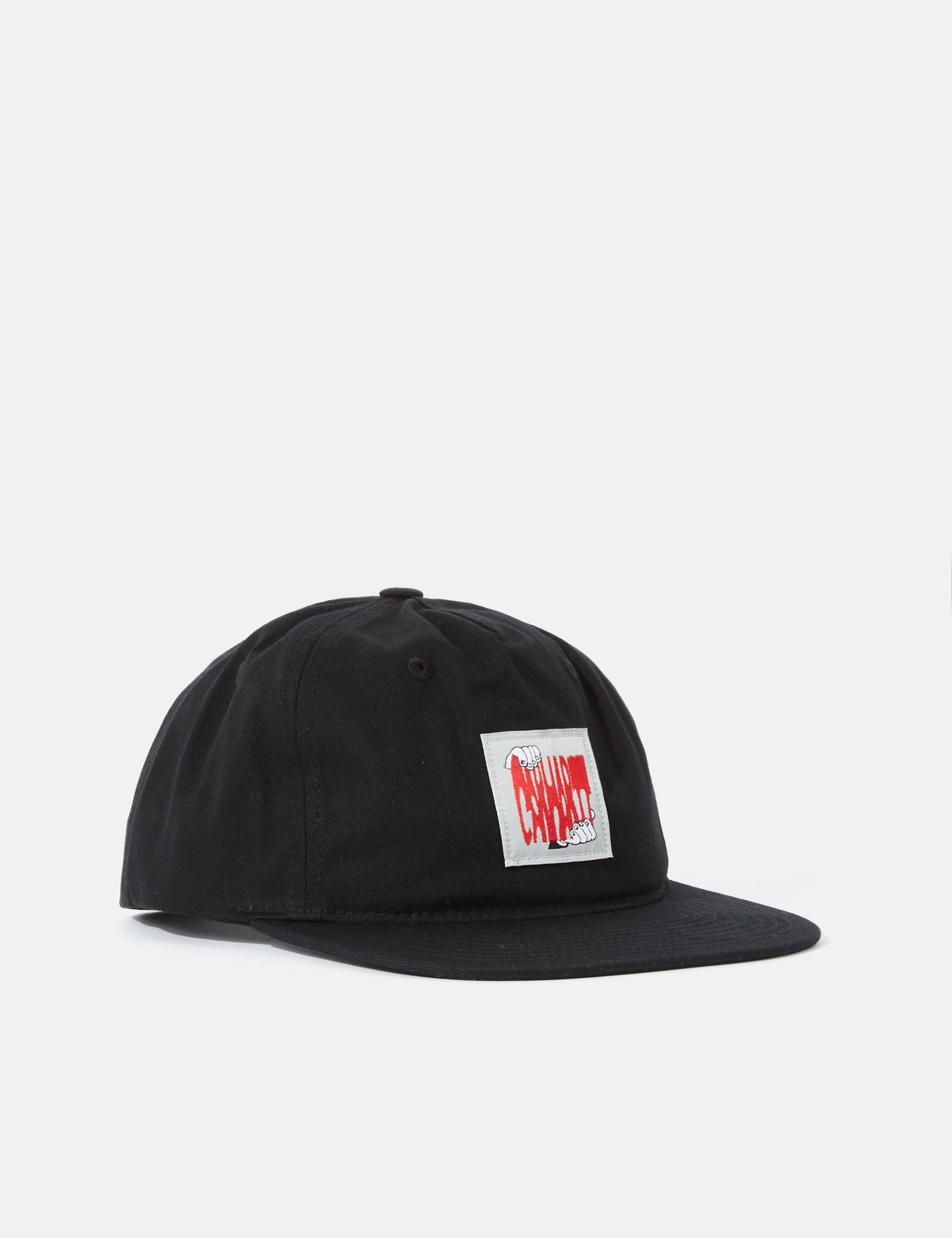 Stretch-5-Panel-Cap – Schwarz