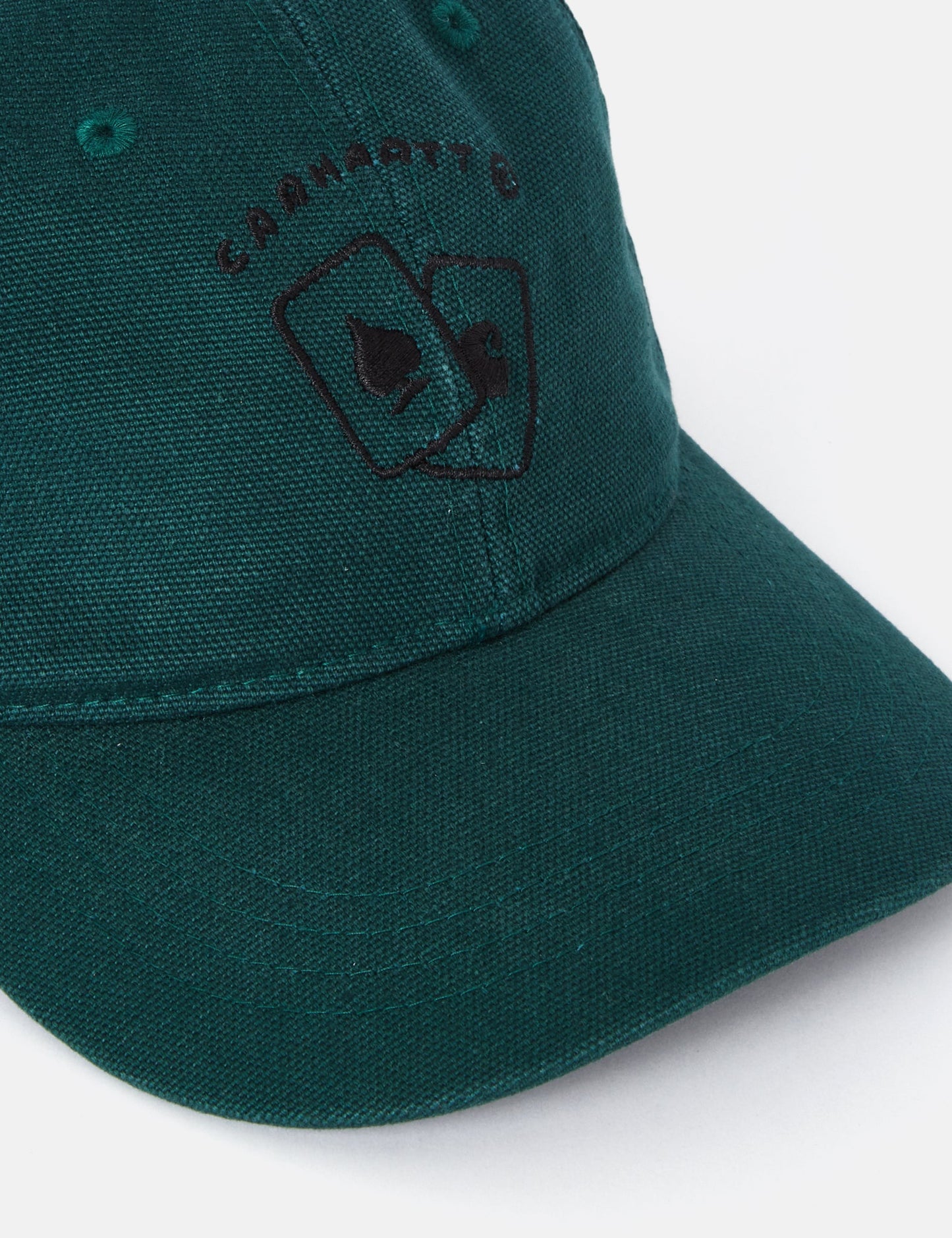 New Frontier 6-Panel Cap – Botanic Green/Schwarz