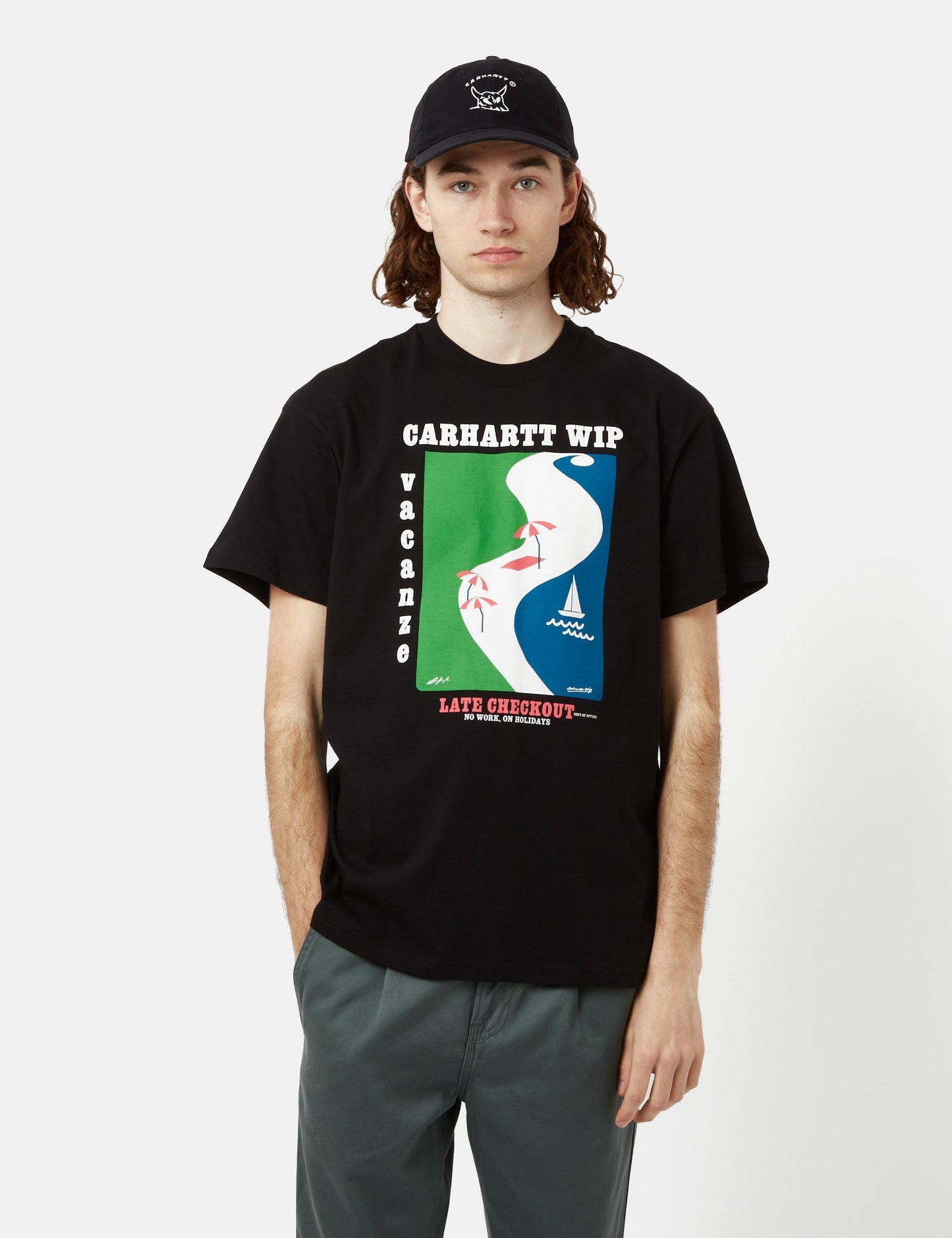 Vacanze T-Shirt (Bio) – Schwarz
