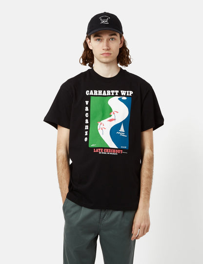 Vacanze T-Shirt (Bio) – Schwarz