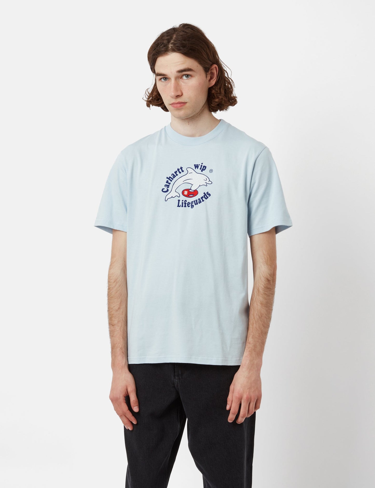 Rettungsschwimmer-T-Shirt (Bio) – Ikarusblau