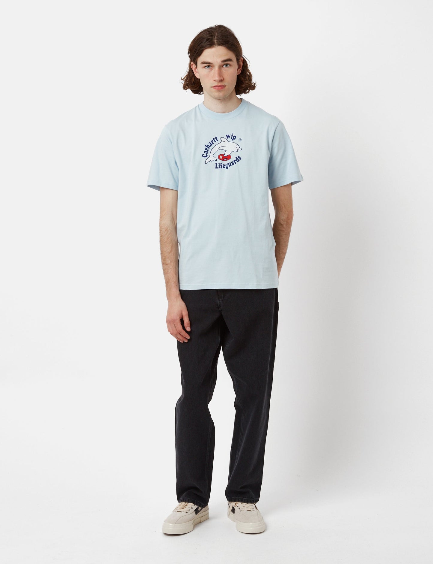 Rettungsschwimmer-T-Shirt (Bio) – Ikarusblau