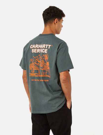 T-Shirt Autoreparatur (Bio) - Jura Grün