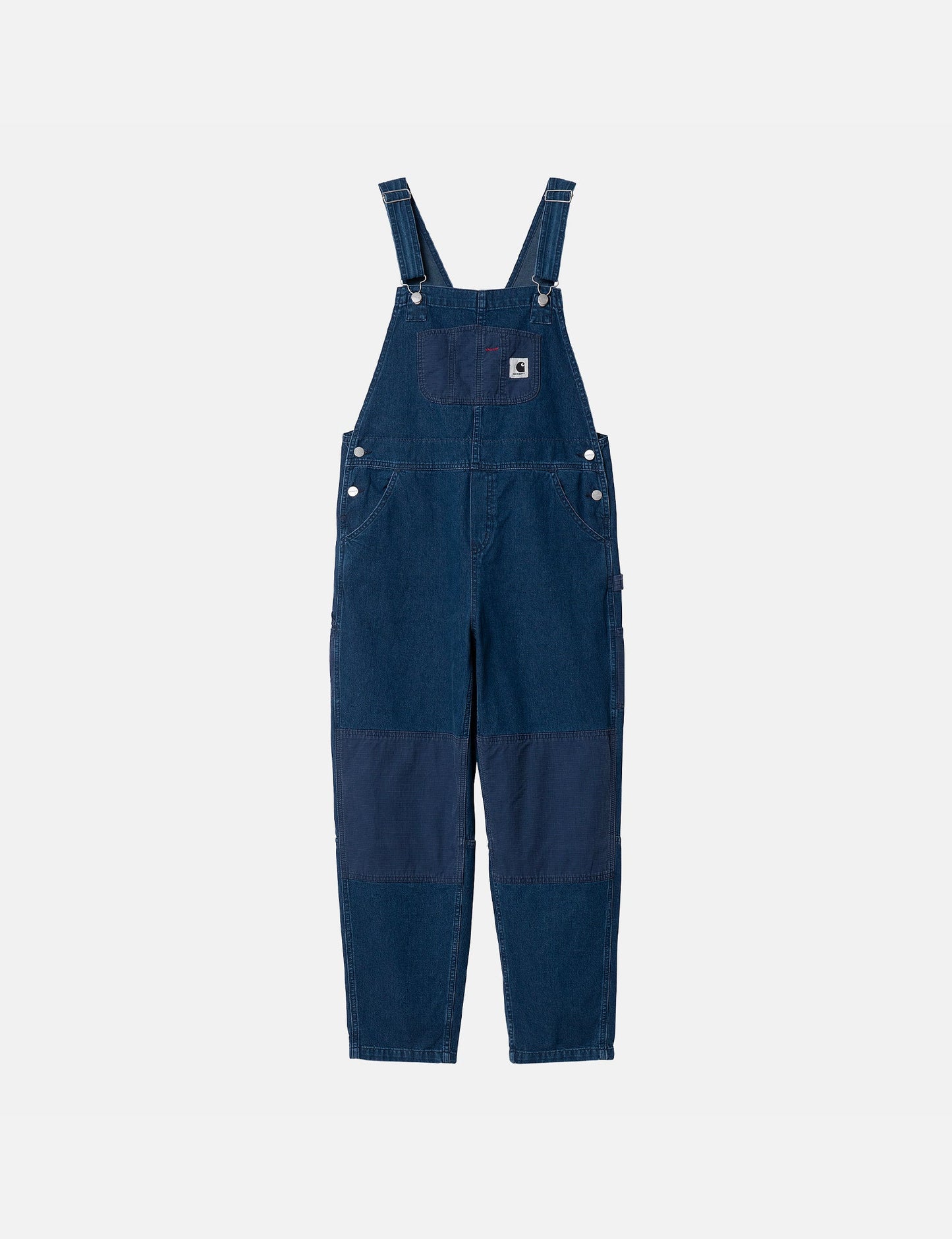 Alma Latzhose aus Denim für Damen (locker geschnitten) – Blue Stone Washed