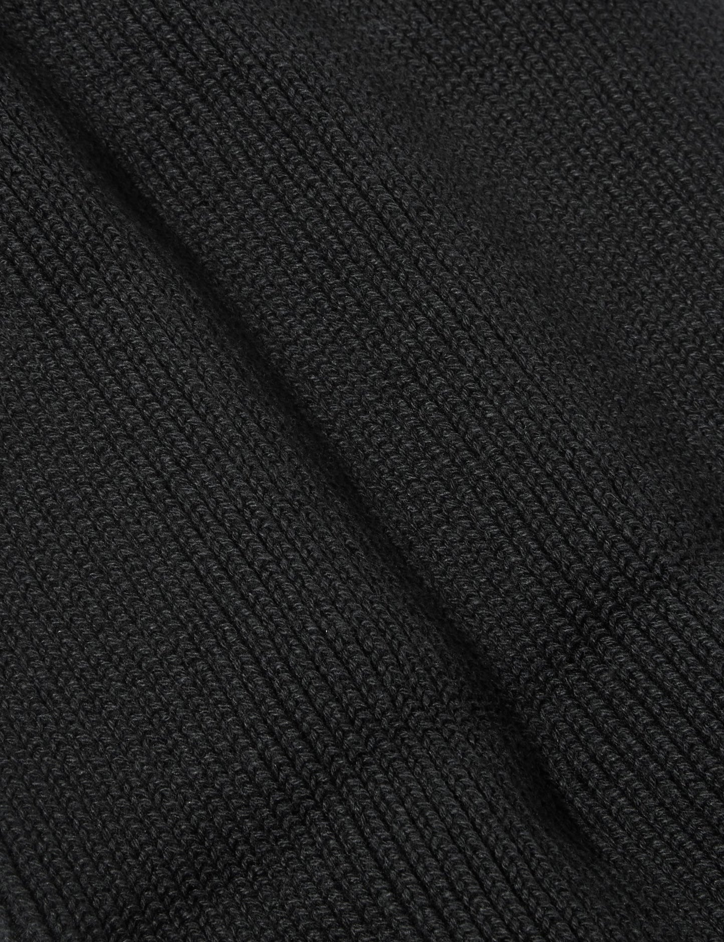 Herz-Beanie-Mütze – Schwarz