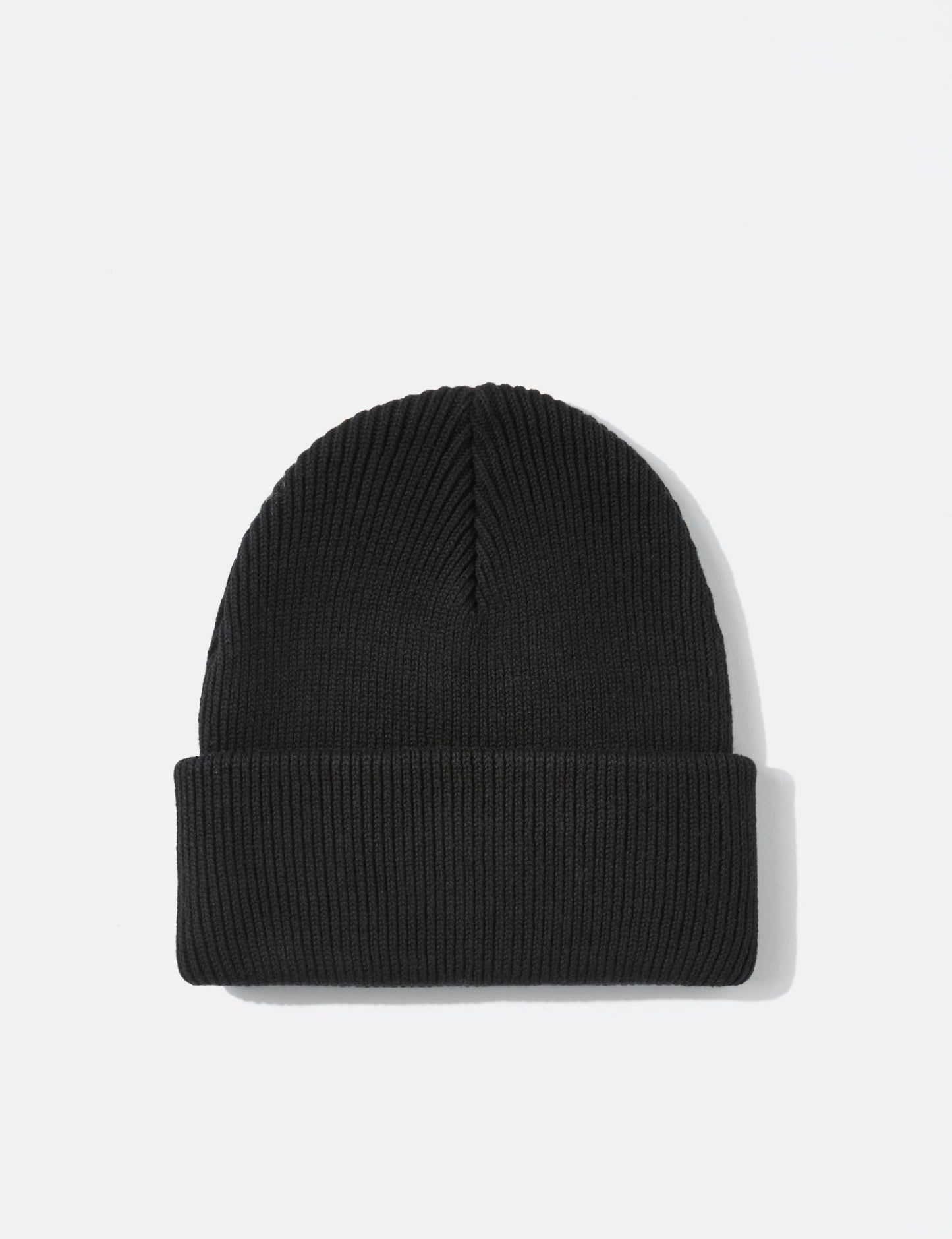 Herz-Beanie-Mütze – Schwarz