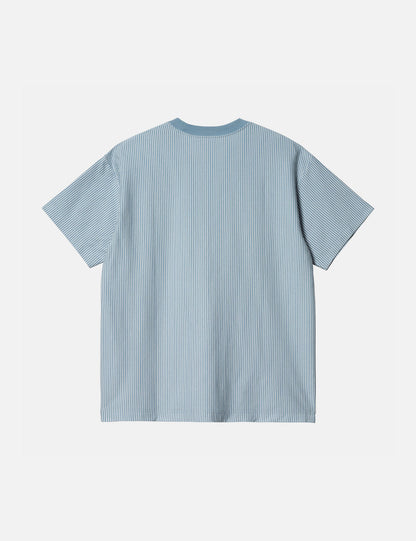 Terrell T-Shirt (Streifen) – Bleichmittel/Wachs