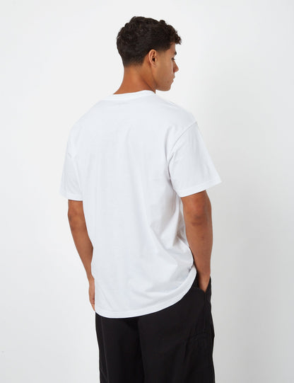 Pocket Heart T-Shirt (locker geschnitten) - Weiß
