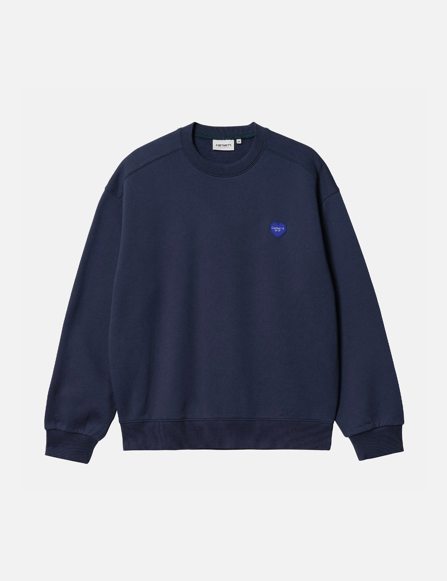 Sweatshirt mit Herz-Applikation – Blau