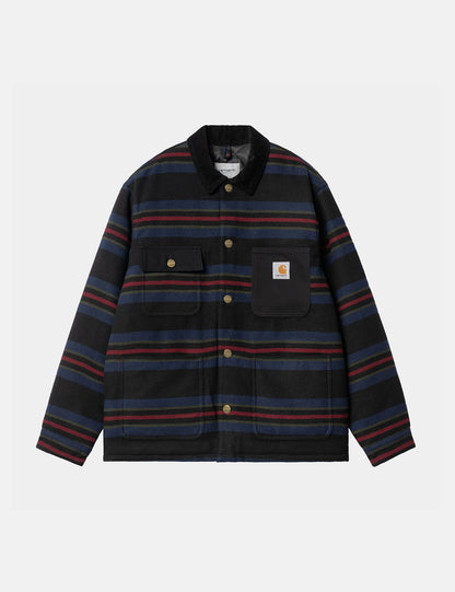 Oregon Jacke (Starco Streifen) - Schwarz