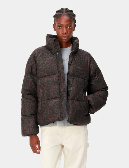 Damen-Springfield-Jacke (Paisley-Muster) – Buckeye Brown
