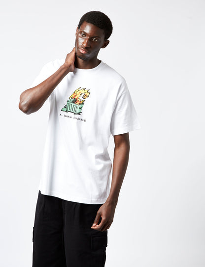 T-Shirt „Warm Embrace“ (Bio) – Weiß
