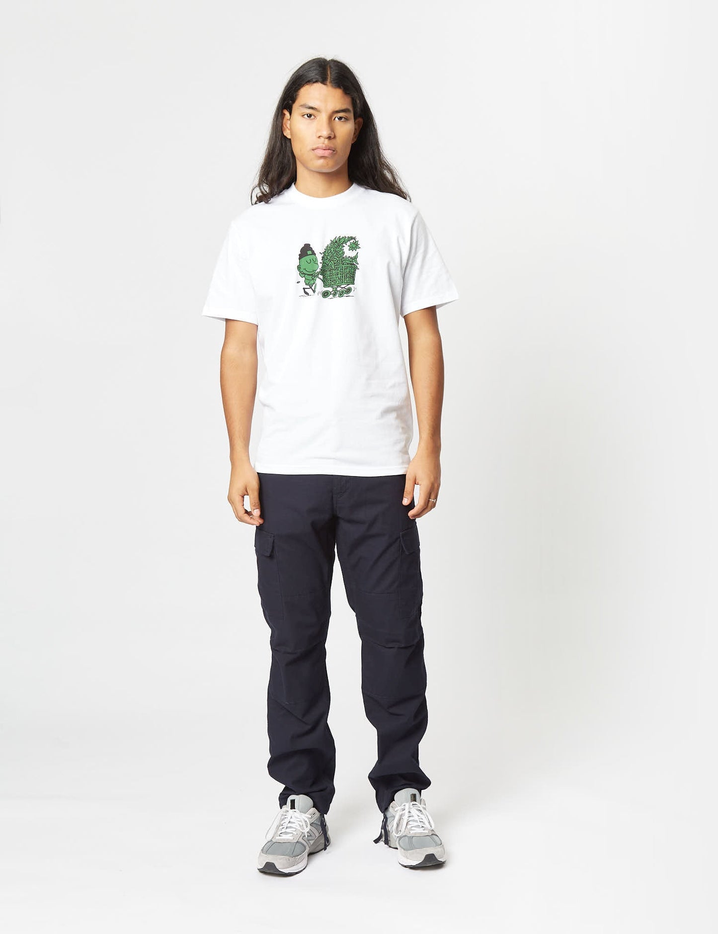Shopper T-Shirt (Regular) – Weiß