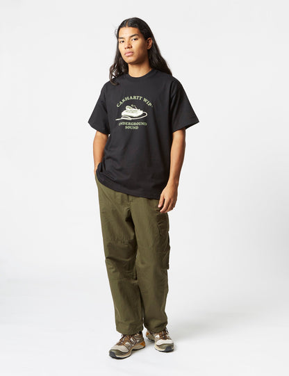 Underground Sound T-Shirt (Bio) - Schwarz