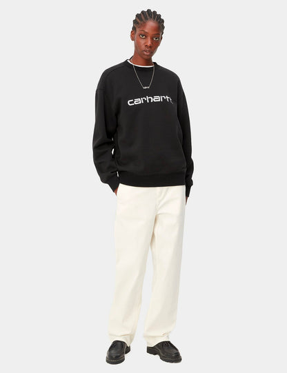 Damen-Sweatshirt – Schwarz/Weiß