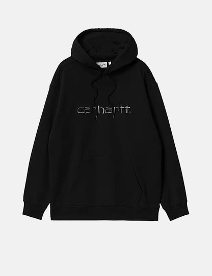 Damen Kapuzenpullover – Schwarz/Weiß