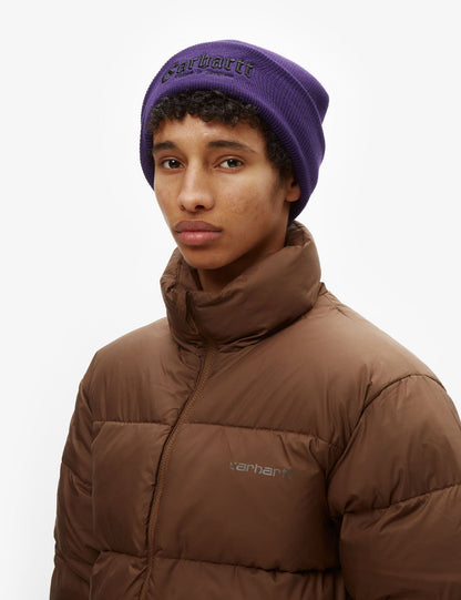 Onyx Beanie-Mütze - Tyrianblau