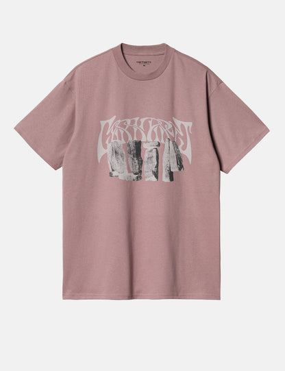 Pagan T-Shirt (Bio) - Daphne Pink/Beige