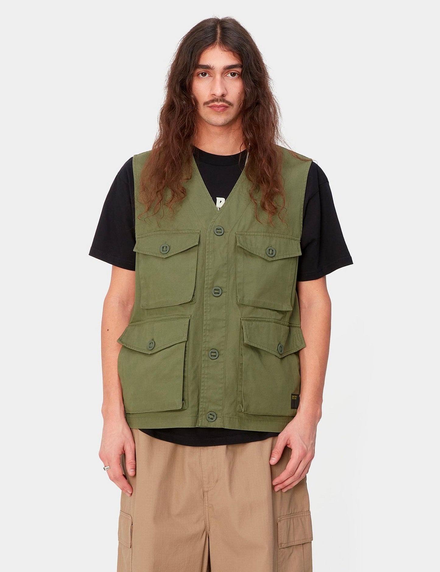 Unity Weste - Dundee Green Heavy Enzyme Wash