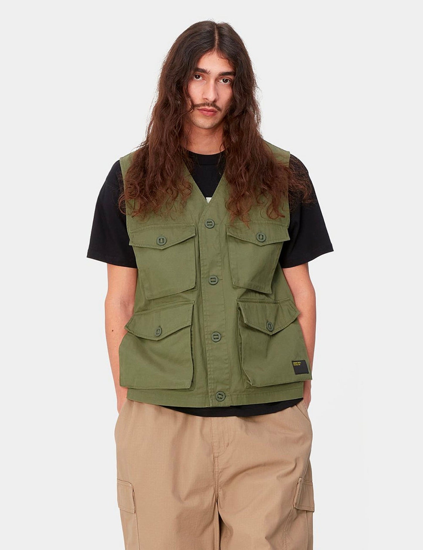 Unity Weste - Dundee Green Heavy Enzyme Wash
