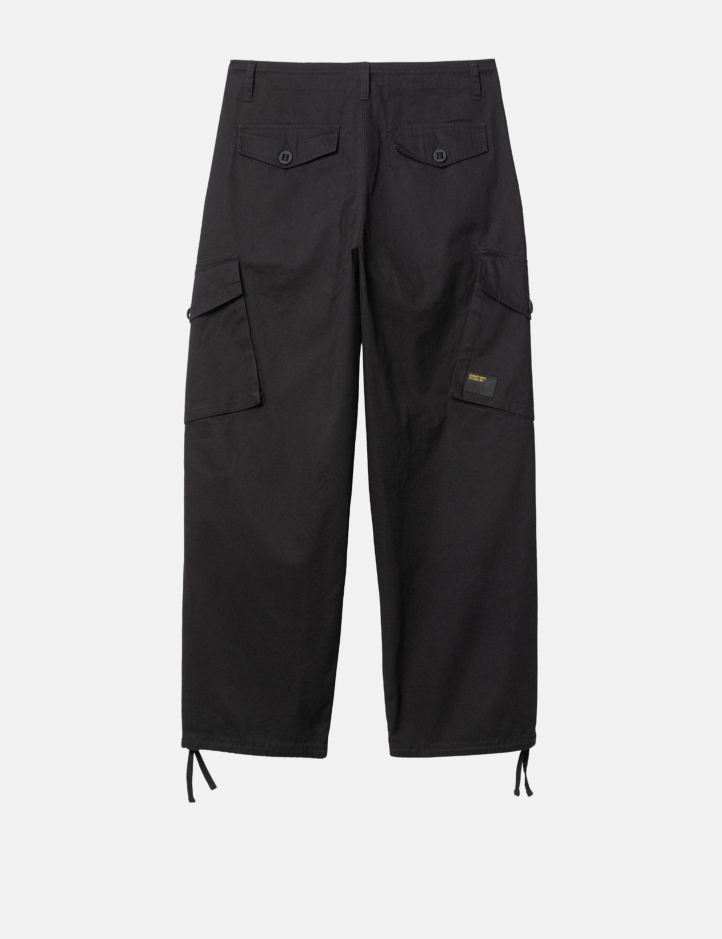 Unity Pant – Schwarz schwer enzymgewaschen