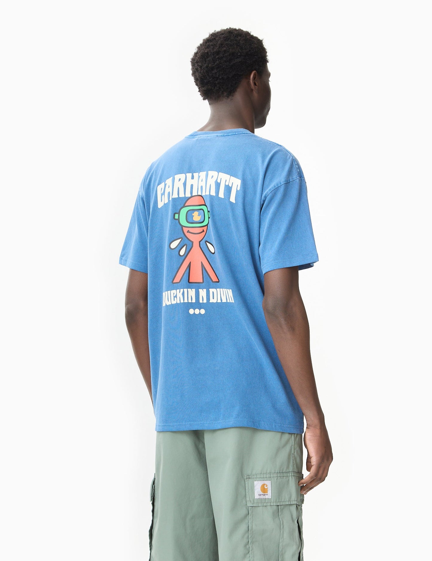 Duckin' T-Shirt (Locker geschnitten) - Acapulco Blue