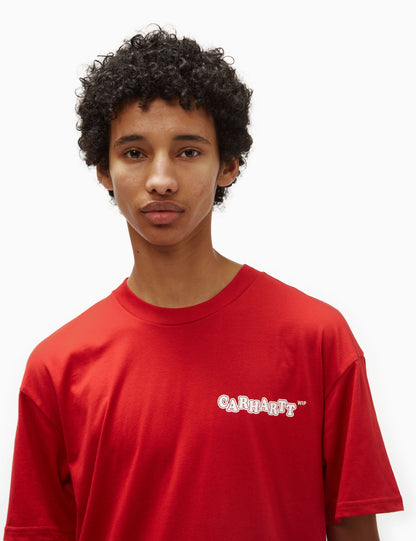 Fast Food T-Shirt (Loose) - Samba/Weiß