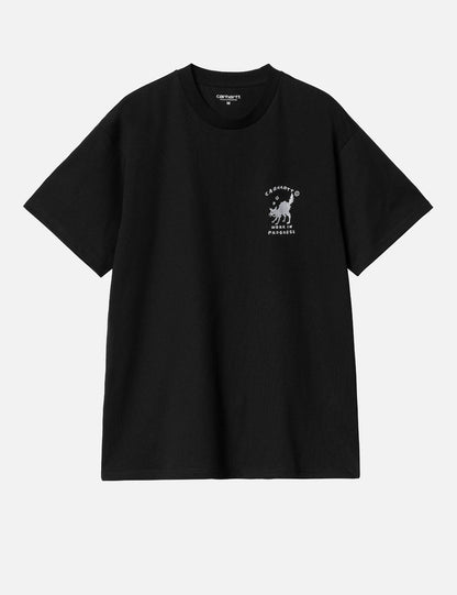 Icons T-Shirt (locker geschnitten) – Schwarz/Weiß