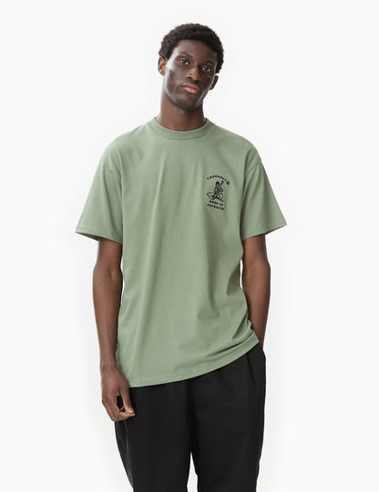 Icons T-Shirt (Lockere Passform) – Parkgrün/Schwarz