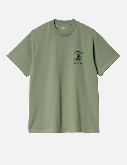 Icons T-Shirt (Lockere Passform) – Parkgrün/Schwarz